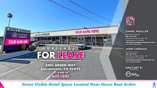 Plus de détails pour 2401 Arden Way, Sacramento, CA - Commerce de détail à louer