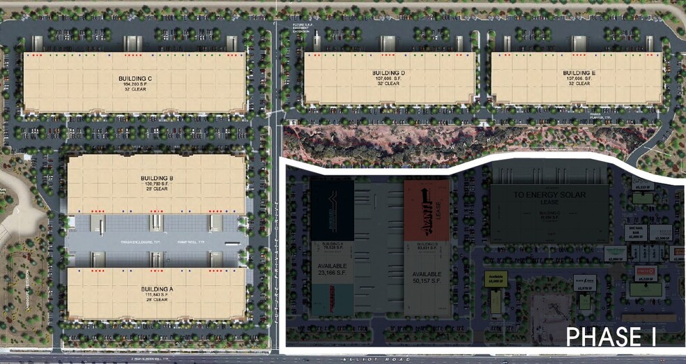 NWC Signal Butte & Elliot Rd, Mesa, AZ à vendre - Plan de site - Image 1 de 2