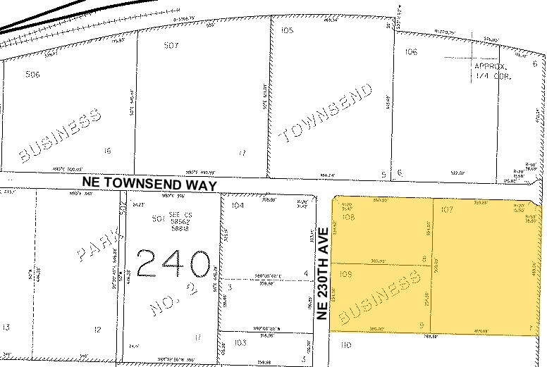 23040-23070 NE Townsend Way, Fairview, OR à louer - Plan cadastral - Image 3 de 6