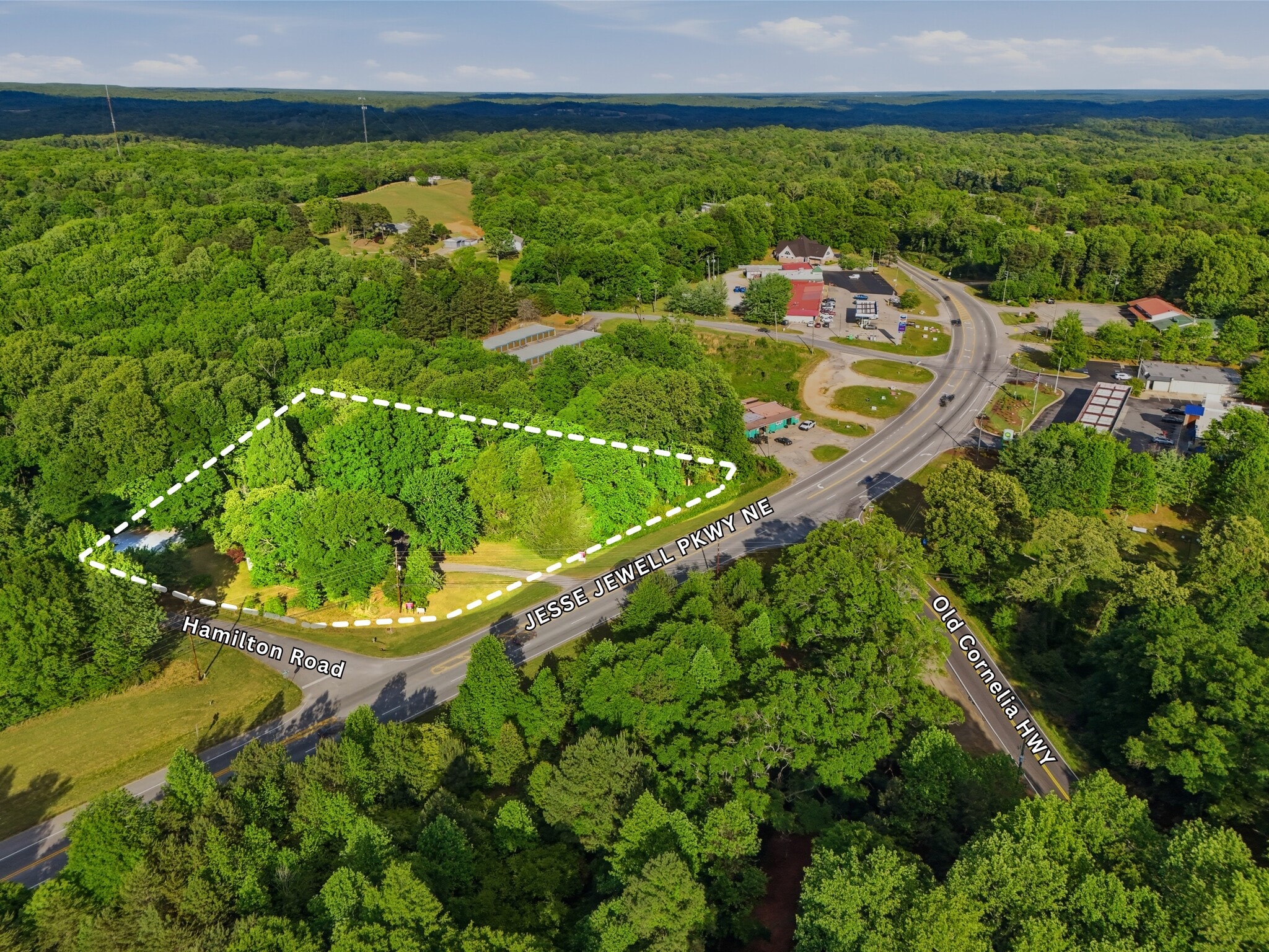 2285 Jesse Jewell Pky, Gainesville, GA for sale Aerial- Image 1 of 14