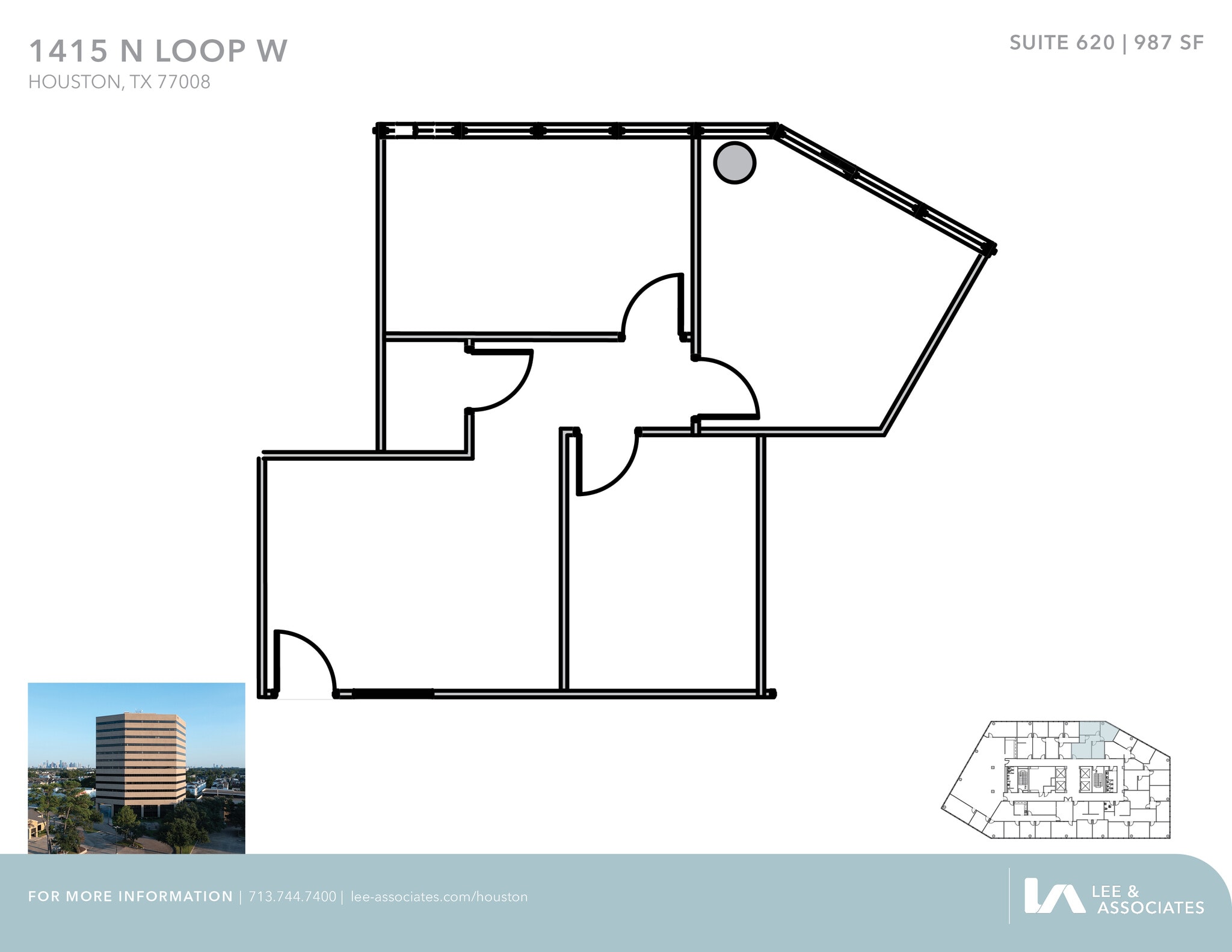 1415 North Loop W, Houston, TX for lease Floor Plan- Image 1 of 1