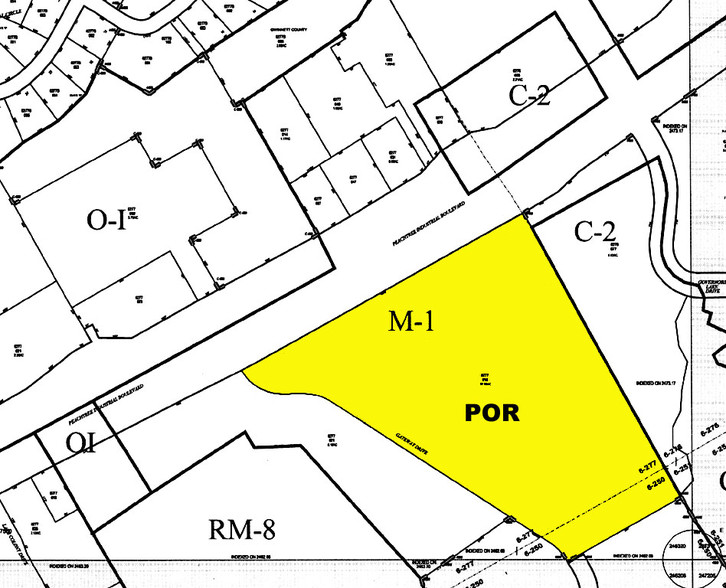 3105 Gateway Dr, Peachtree Corners, GA à louer - Plan cadastral - Image 2 de 7