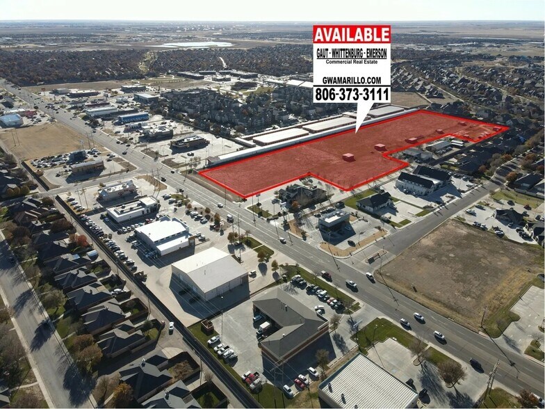 Coulter and Hillside, Amarillo, TX à vendre - Aérien - Image 2 de 3