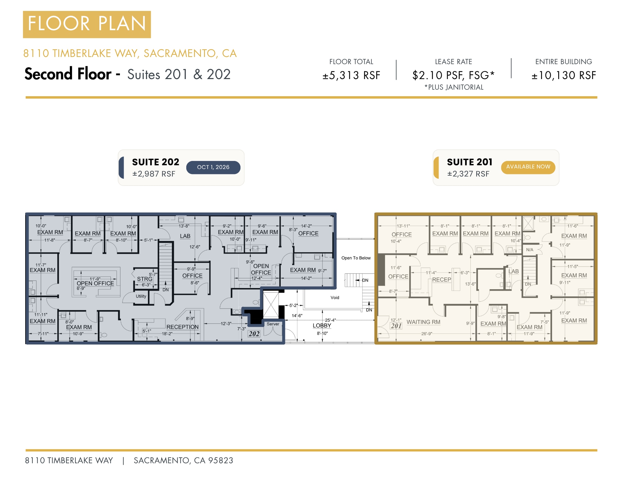 8110 Timberlake Way, Sacramento, CA for lease Interior Photo- Image 1 of 2