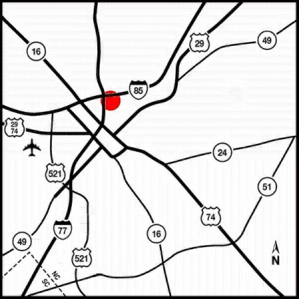 717 Atando Ave, Charlotte, NC à louer - Plan de site - Image 3 de 8