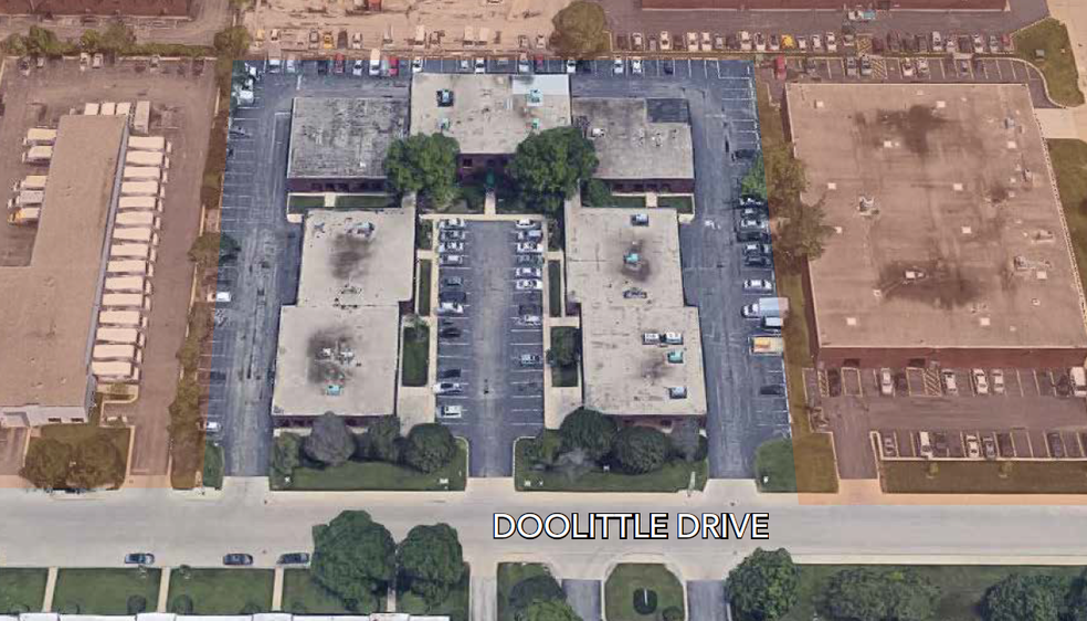 3150-3210 Doolittle Dr, Northbrook, IL for lease - Aerial - Image 3 of 3