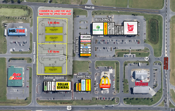 38613-38661 Sussex Hwy, Delmar, DE à louer Plan de site- Image 1 de 5