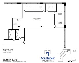 1 S 450 Summit Ave, Oakbrook Terrace, IL à louer Plan d  tage- Image 1 de 1