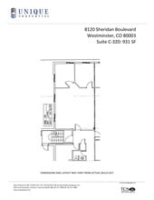 8120 Sheridan Blvd, Arvada, CO for lease Floor Plan- Image 1 of 1