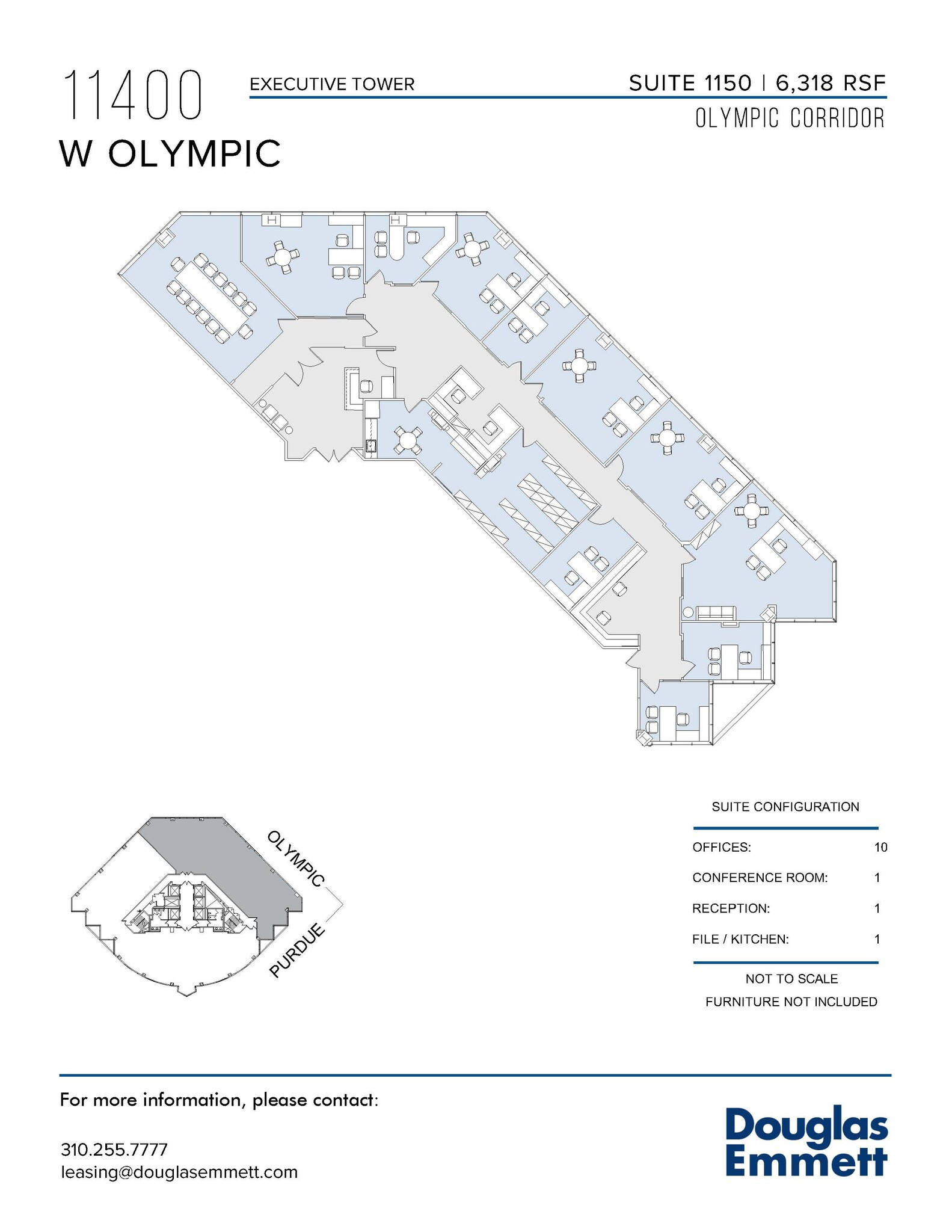 11400 W Olympic Blvd, Los Angeles, CA for lease Floor Plan- Image 1 of 1