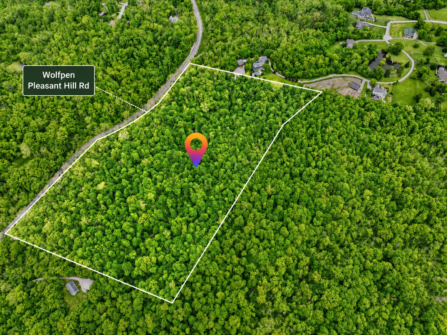 30-Acres Wolfpen Pleasant Hill Rd, Day Heights, OH for sale Aerial- Image 1 of 27