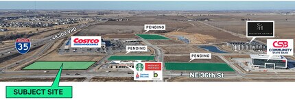 3612 Threshold Dr, Ankeny, IA - Aerial  map view