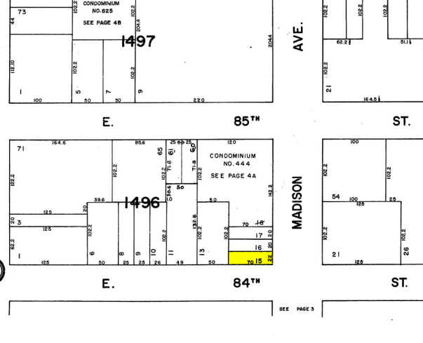 21 E 84th St, New York, NY à louer - Plan cadastral - Image 2 de 18
