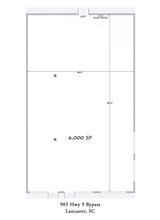 905-933 W Hwy 9 Byp, Lancaster, SC à louer Plan d’étage- Image 2 de 8