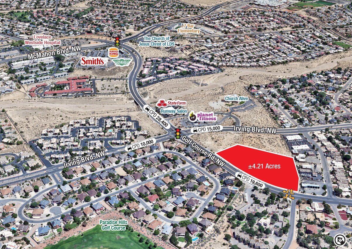 10100 Golf Course Rd NW, Albuquerque, NM à vendre Photo du bâtiment- Image 1 de 4