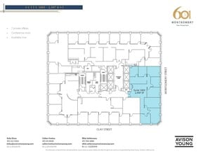601 Montgomery St, San Francisco, CA for lease Floor Plan- Image 1 of 1