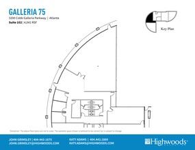 3200 Cobb Galleria Pky SE, Atlanta, GA à louer Plan de site- Image 1 de 1