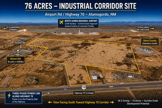 Plus de détails pour Hwy 70, Alamogordo, NM - Terrain à vendre