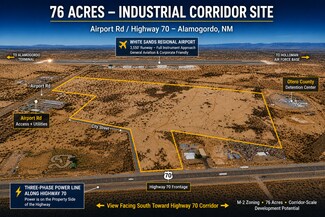 Plus de détails pour Hwy 70, Alamogordo, NM - Terrain à vendre