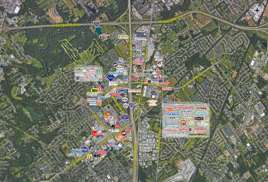 4755 Hwy 31, Clarksville, IN for sale - Aerial - Image 2 of 3