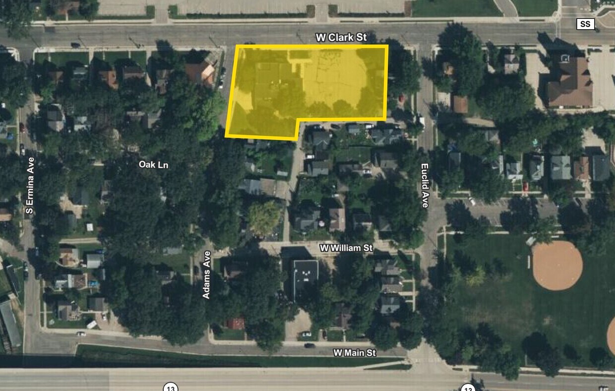 525 W Clark St, Albert Lea, MN for sale Aerial- Image 1 of 2
