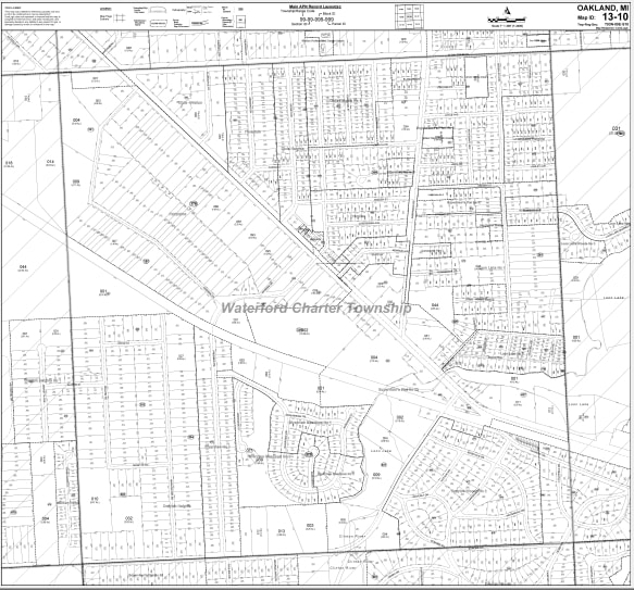 3188 Sashabaw Rd, Waterford, MI for sale - Plat Map - Image 3 of 5