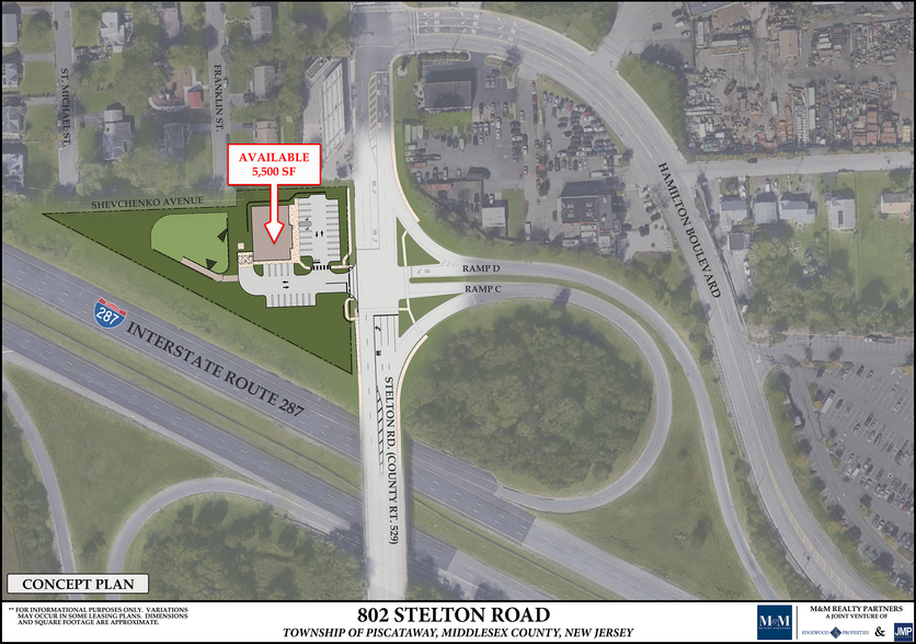 802 Stelton Rd, Piscataway, NJ for lease - Site Plan - Image 1 of 1