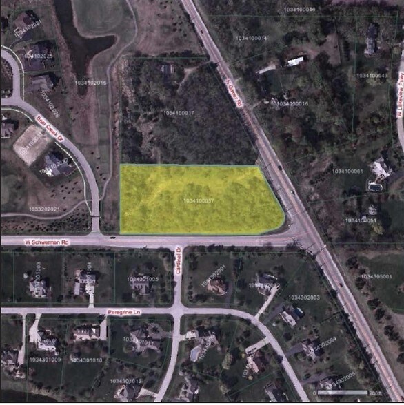 NWC of Schwerman & Gilmer Rd, Hawthorn Woods, IL à vendre - Aérien - Image 2 de 2