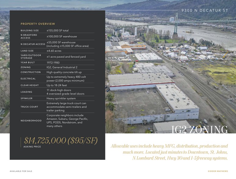 9300 N Decatur St, Portland, OR à vendre - Photo du bâtiment - Image 2 de 12