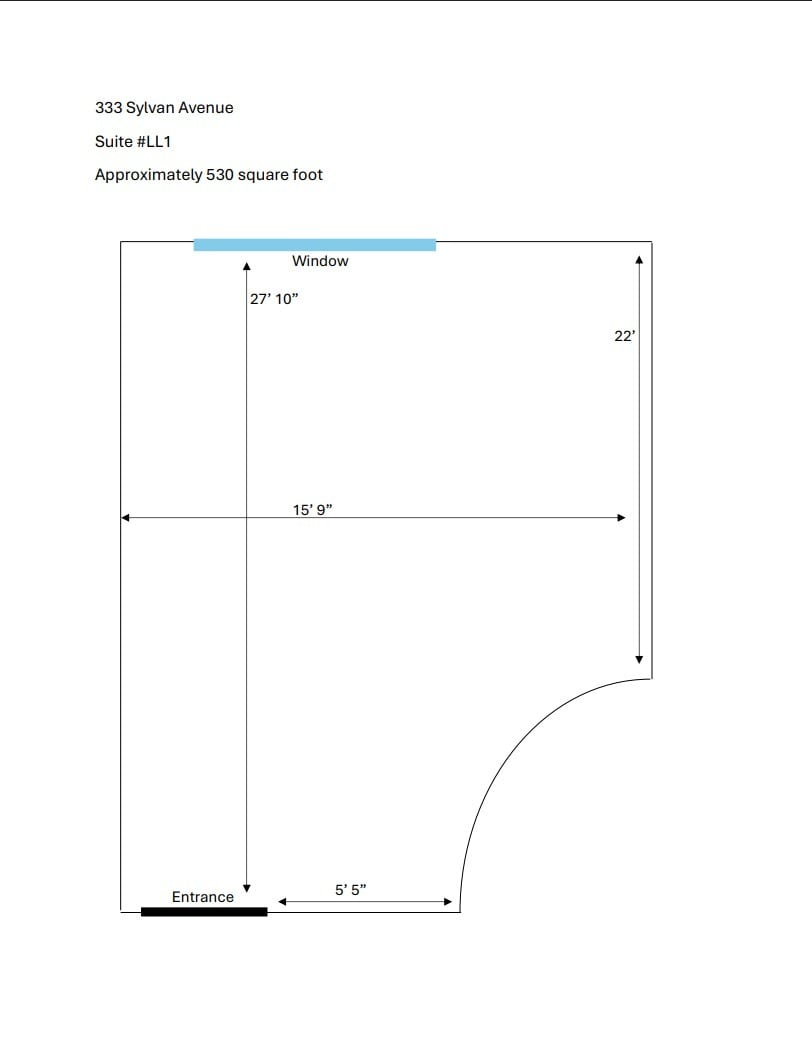 333 Sylvan Ave, Englewood Cliffs, NJ for lease Floor Plan- Image 1 of 1