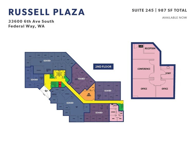 33600 6th Ave S, Federal Way, WA à louer - Plan d’étage - Image 2 de 12