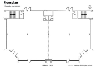 1478-1480 Marine Dr, North Vancouver District, BC à louer Plan d’étage- Image 1 de 1