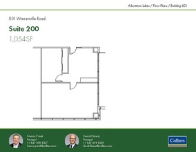 801 Warrenville Rd, Lisle, IL à louer Plan d’étage- Image 1 de 1