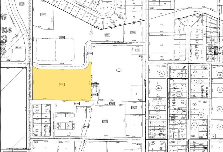 1701-1739 N Central Ave, Kissimmee, FL à vendre - Plan cadastral - Image 1 de 1