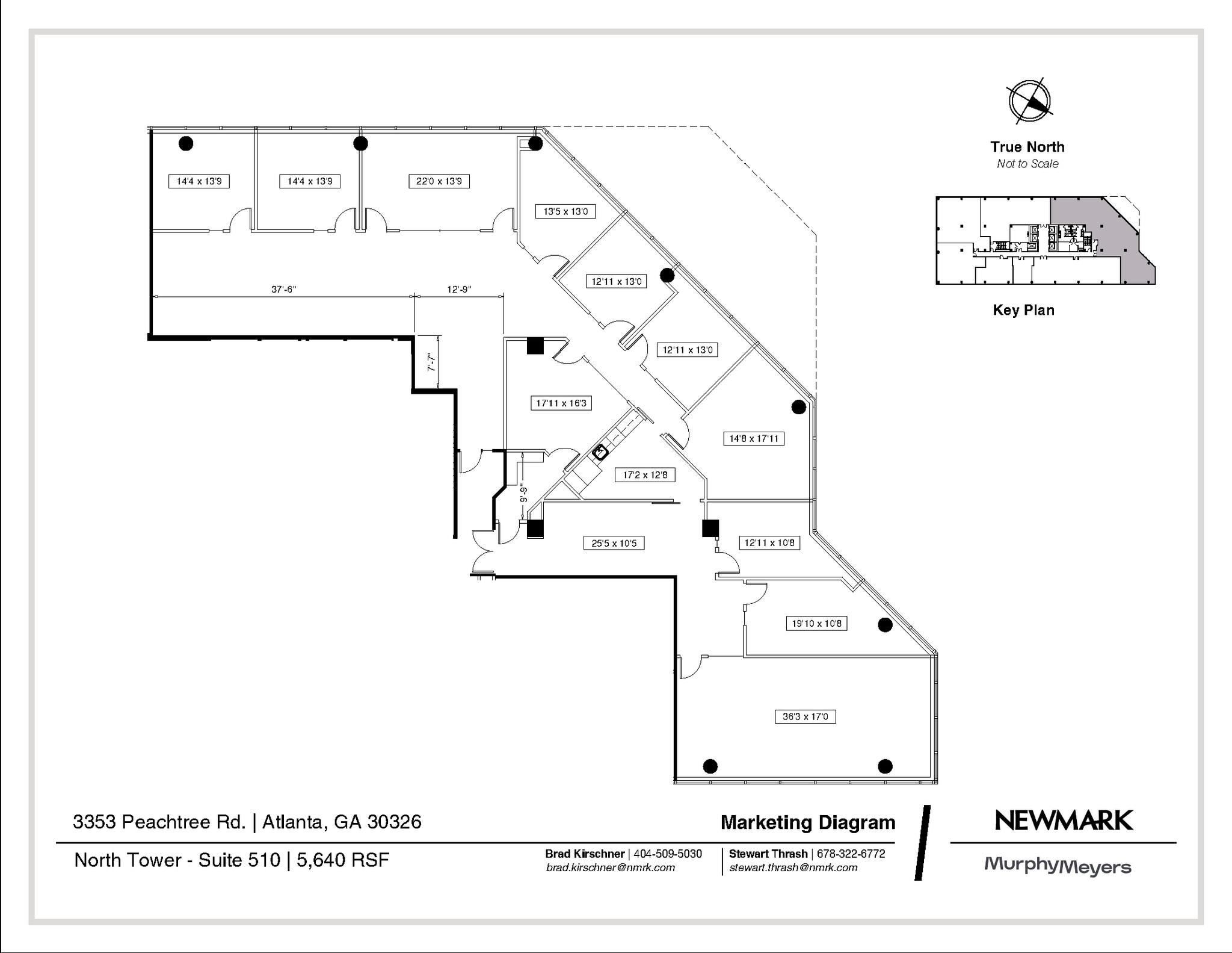 3353 Peachtree Rd NE, Atlanta, GA à louer Plan d’étage- Image 1 de 1