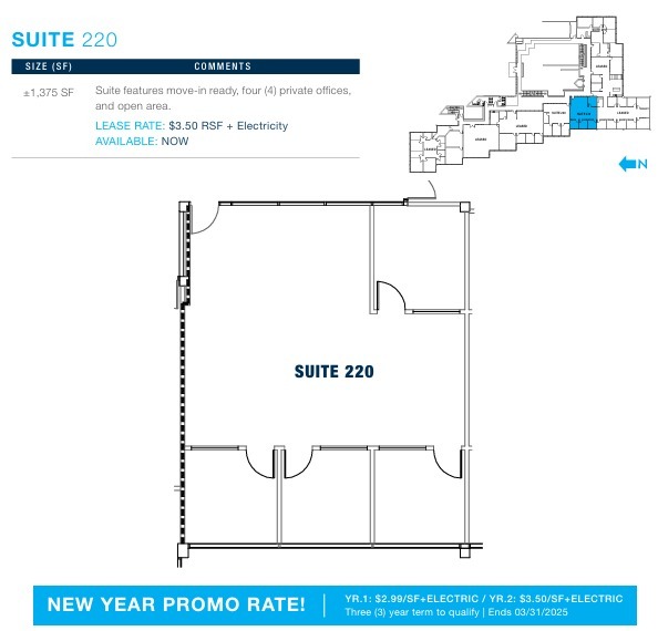 445 Marine View Ave, Del Mar, CA for lease Floor Plan- Image 1 of 1