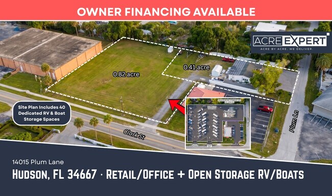 Plus de détails pour 14015 Plum Ln, Hudson, FL - Commerce de détail à vendre
