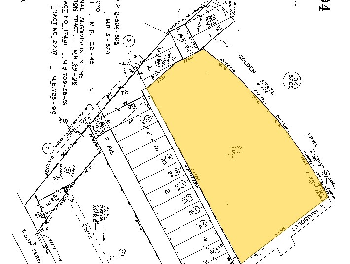 2131 Humboldt St, Los Angeles, CA à louer - Plan cadastral - Image 2 de 2