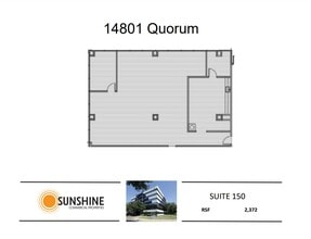 14801 Quorum Dr, Addison, TX for lease Floor Plan- Image 1 of 1