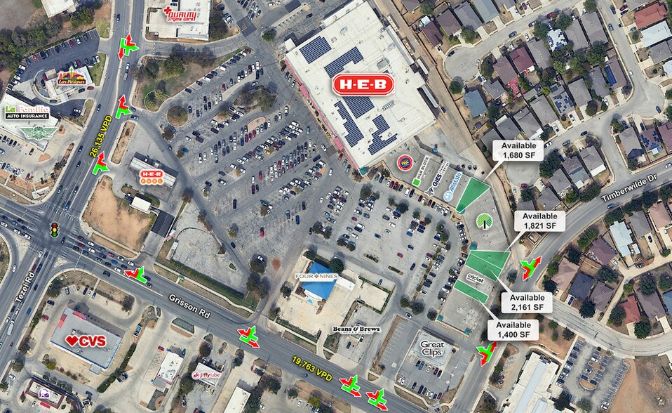 9179-9255 Grissom Rd, San Antonio, TX à louer - Photo du bâtiment - Image 3 de 6