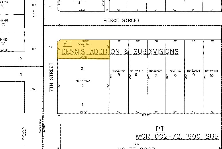 709-715 E Pierce St, Phoenix, AZ à vendre - Plan cadastral - Image 3 de 12