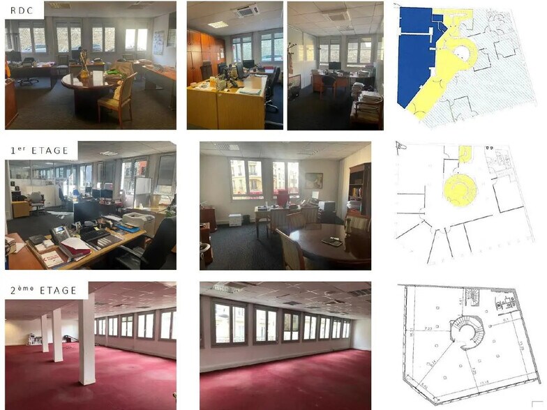 13 Rue Paul Valéry, Paris à louer - Plan d’étage - Image 2 de 2