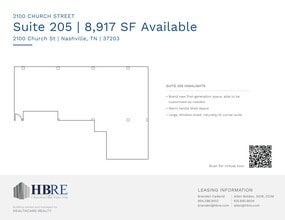 2100 Church St, Nashville, TN for lease Site Plan- Image 1 of 1