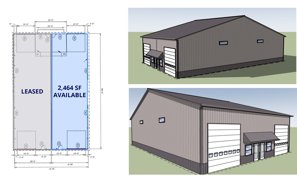 8451 S SR 39, Clayton, IN à louer - Photo du bâtiment - Image 2 de 3