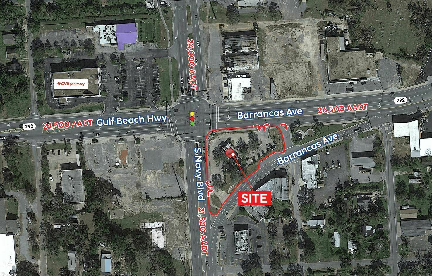 4200 Barrancas Ave, Pensacola, FL à vendre Photo du bâtiment- Image 1 de 1