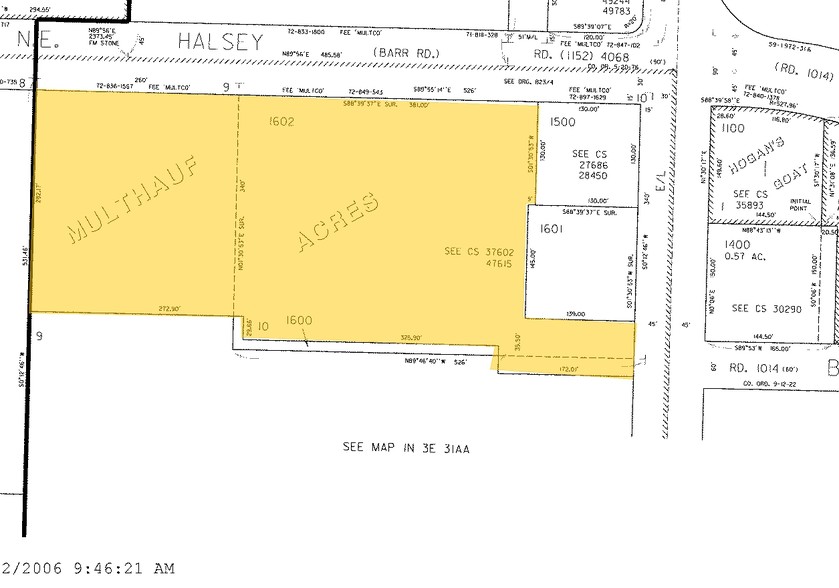 1443-1561 NE 181st Ave, Portland, OR à louer - Plan cadastral - Image 2 de 11