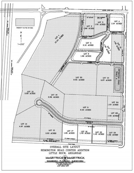 Colonel Glenn Rd, Little Rock, AR à vendre - Plan cadastral - Image 3 de 3