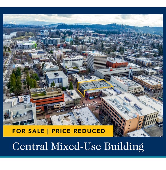 30 E Broadway, Eugene, OR à vendre - Photo du bâtiment - Image 1 de 35