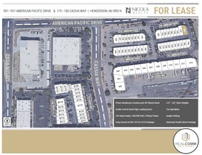 901 American Pacific Dr, Henderson, NV à louer Plan de site- Image 2 de 4