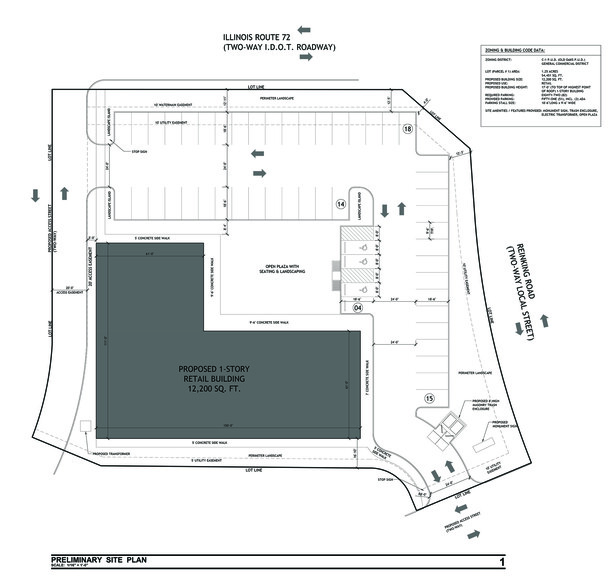 Route 72 & Reinking, Pingree Grove, IL for sale - Building Photo - Image 3 of 3